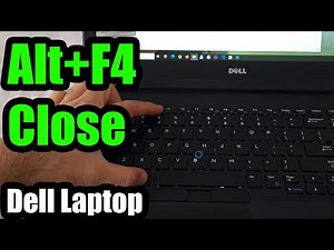 Why Alt+F4 isn't closing any window (Fn Lock, Fn+Esc, Dell Latitude E5550 laptop)