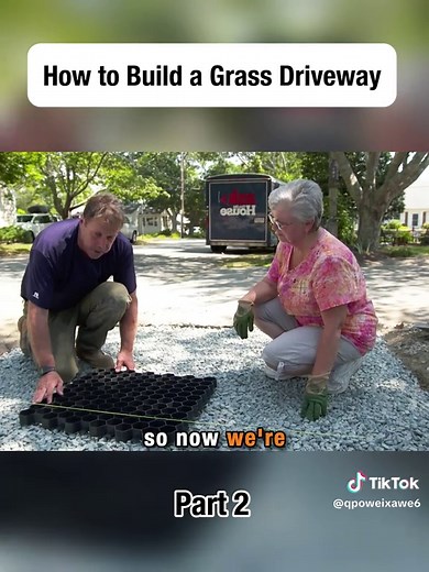 How to build a grass driveway - Part 2 #usa🇺🇸 #fyp #house