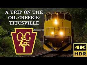 A trip on the Oil Creek & Titusville in 4K