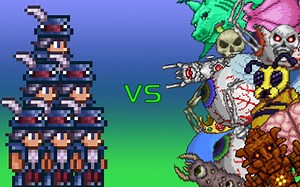 [terraria] 100个游商VS泰拉瑞亚BOSS！