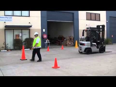 Proximity warning / alert system (collision avoidance) - person approaching forklift
