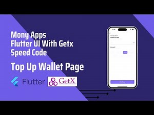 Top Up Wallet - Mony Apps Flutter UI with Getx - Speed Code - Part 8