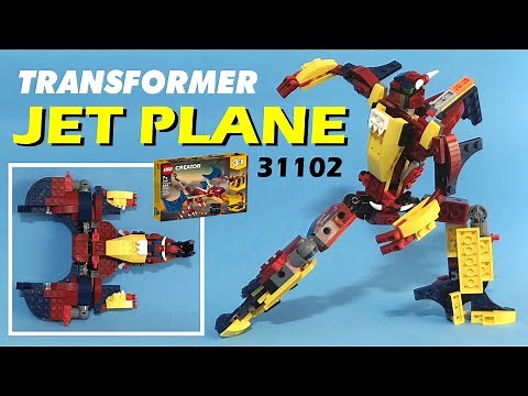 Tutorial: Transformer Jet Plane from LEGO Creator 31102: Fire Dragon