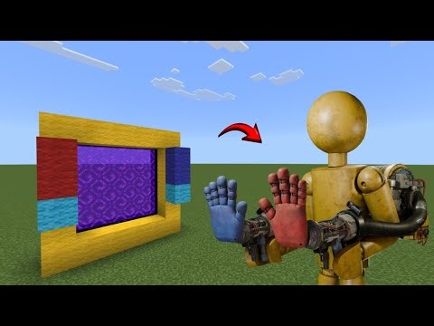 How To Make A Portal To The Player Poppy Playtime in Minecraft PE
