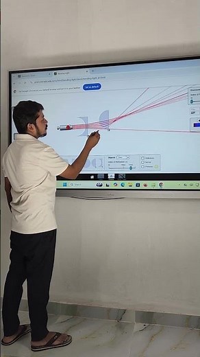 "Refraction of light through convex and concave lenses and a prism"