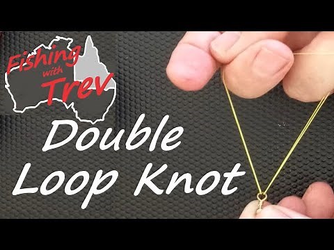 How to tie a Double loop Knot