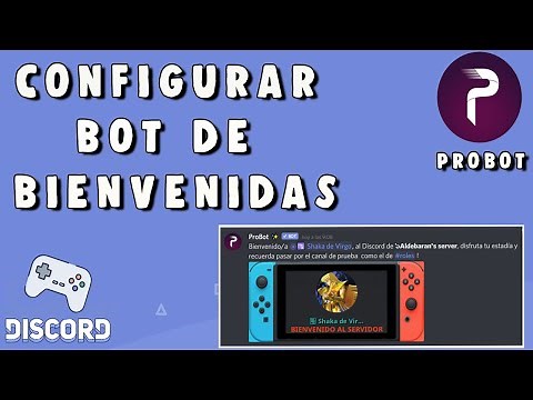 👋 Configurar IMAGENES DE BIENVENIDAS para DISCORD | PROBOT