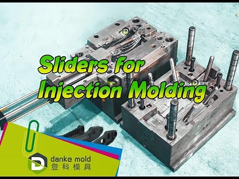 Sliders for plastic injection molding