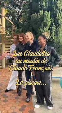 Les claudettes au moulin de Claude François. la piscine.