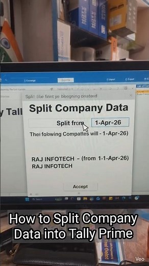 How to Split Company Data in Tally Prime #tallyprime #tallydata #tallysolution #accountingsoftware