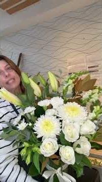 White & Green Flower Arrangements all sizes