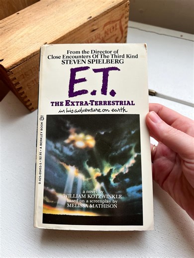 1982 E.T. the Extra Terrestrial by William Kotzwinkle Movie Official Book - Etsy