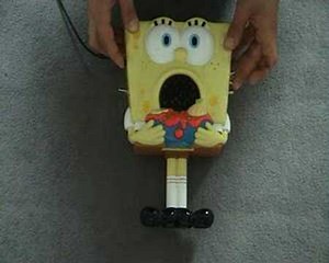 Circuit bent Bob Sponge Toy - video 01