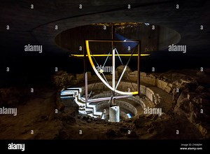 Stjärneborg Observatory. Replica of Tycho Brahe's cellar observatory with video presentations in several languages. In the desecrated church on the island of Ven, the Tycho Brahe Museum explains the life and work of the noble scientist. Landsvägen, Landskrona kommun, Skåne, Sweden Stock Photo - Alamy