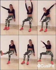 10K views · 597 reactions | Dynamic tension against the wall! Tones legs, but, and burn a lot of calories! 1️⃣ feet almost together 20 reps. 2️⃣ separate feet, 15 reps. 3️⃣ 20 lateral moves in total. 4️⃣ feet together. 10 kick in total 5️⃣ hands against the wall. Open and close feet 10 times. 6️⃣ totally separate feet, 20 reps. Begginers 2 sets, intermediate 3 and advanced 4x By CusiFit | Fitness & Healthy Tips | Facebook