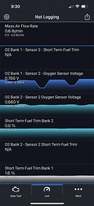 P0420 and P0430 cannot see both sensors by Bluedriver OBD2