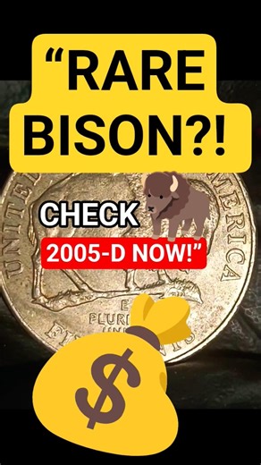 2005-D Bison Nickel Worth Big Money?! 🦬💰 Check This Error Now!