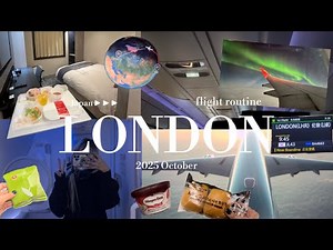 【ロングフライトvlog】JALで行くロンドン直行便/14時間フライト/オーロラ/羽田発ヒースロー行き