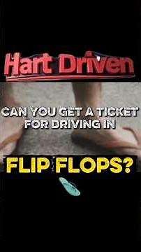 Can you get a ticket for driving in Flip Flops? #hartdriven #trucking #driving #flipflops