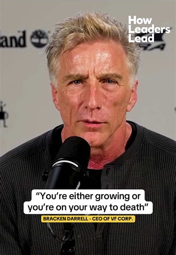 Focus on making things better. If growth is your goal -- whether that’s in people, processes, or yourself -- you’ll naturally do what great leaders do. Bracken Darrell - CEO of VF Corporation #leadership #mindset #success #motivation #ceo