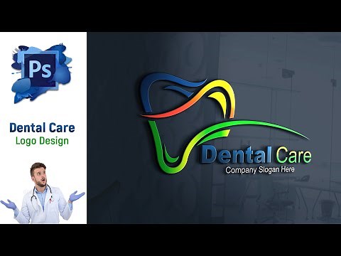 Dental Logo Design, Dentist Logo Template - Adobe Illustrator Tutorial