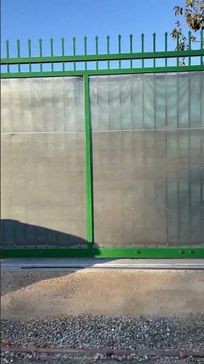 DIY automatic gate motor install Vevor chain driven sliding driveway gate tutorial coming soon