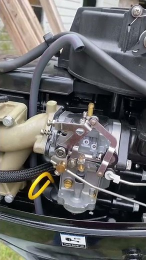 2020 mercury pro kicker 9.9 carb upgrade to a 15. #mercury #jonboatlife #jonboat