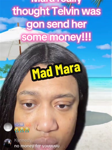 They just stressed me out! Mara mad at Telvin for playing on her top and not sending her any money after being on live with her for hours. She's delusional. Do not send her any money. Offer resources only! #beggartok #begtok #awareness #exposing