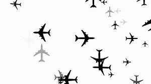 Airplane Flying Sky 4k Loop Alpha Stock Footage Video (100% Royalty-free) 1007735401 | Shutterstock