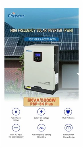 Prostar 5KVA/5000W High Frequency Off Grid Solar Inverter with PWM solar charge controller #Prostar #ProstarSolar #ProstarInverter #SolarInverter #Inverter #Solar #PWMInverter #SolarEnergy #OffGridInverter #Inverters #HybridInverter #SolarSystem #SolarInstaller #solarpowerinverter #TikTok