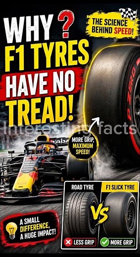 Why Do Formula 1 Cars Use Smooth Tyres? 🏎️🤯