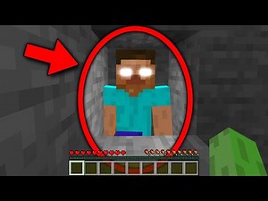 Herobrine Sighting Inside A Cave in Minecraft!