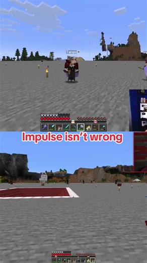 Sorry about the slight echo, this is my first time attempting this type of splicing vid. I needed both pov’s together though, #HermitsAfterDark #SIT #FlirtyTrio