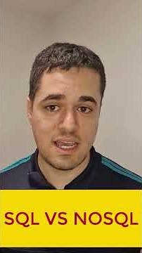 Diferenças entre SQL e NoSQL #shorts