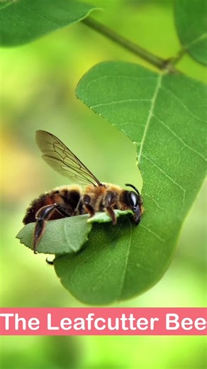 The Mighty Leaf Cutter Bee: Nature's Artistic Enhancer