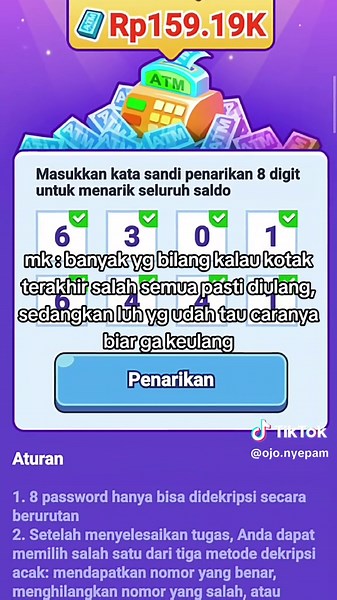 Cara Tepat Menebak Kode Sandi ATM di Back Fight