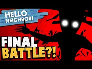 NEW ENDING?! Searching for More Secrets & Final Battle! (Hello Neighbor Alpha 4)