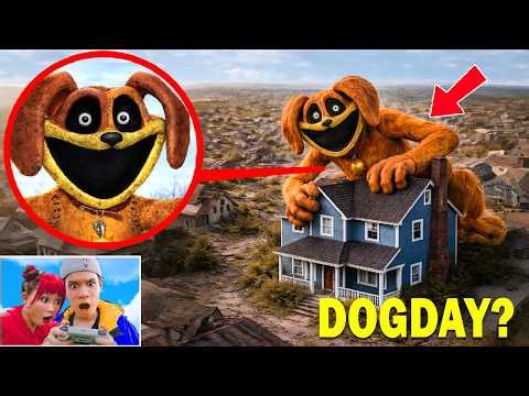 CAUGHT on DRONE: DOGDAY Getting RESCUED From POPPY PLAYTIME 5 Factory at 3AM?!