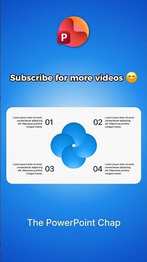 Four Step Animated PowerPoint Infographic #powerpoint #presentation #tutorial
