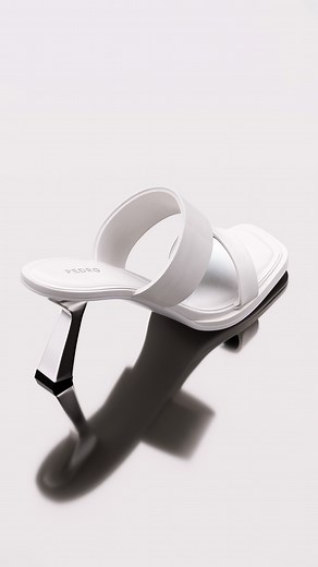 The Geometric Code: Explore constructed views like never before. Where design takes on graphic dimensions, and bold shapes and modern style collide. #pedroshoes_official #effortlessessentials | PEDRO