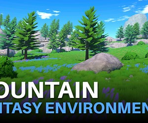ArtStation - Mountain - Stylized Fantasy Environment | Game Assets