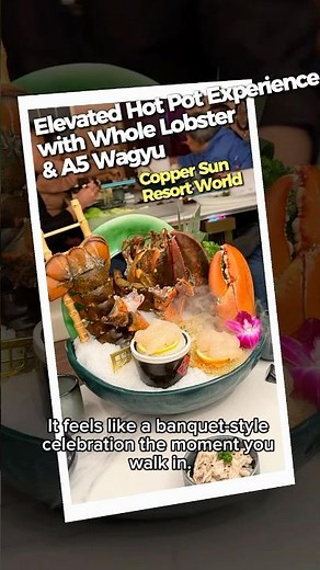 Las Vegas Luxury Hot Pot at Copper Sun 🔥🦞✨ Resort World