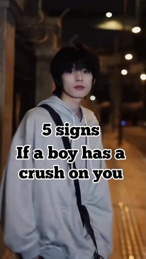 5 Signs a Boy Has a Crush on You 😳 | Hidden Love Signs #Shorts