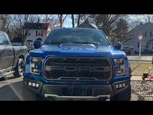 Gen2 ford raptor with ROUSH cat-back exhaust system.