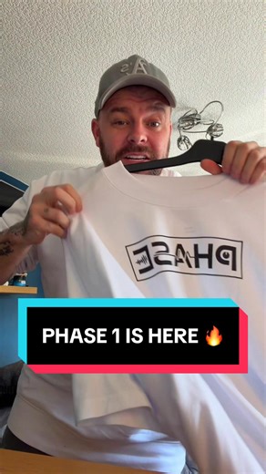 SUPER excited to announce that Phase 1 Merch has landed 🔥my BRAND NEW clothing brand #phase #newbrand #merch #clothingbrand