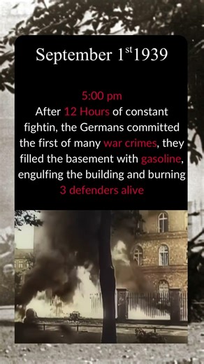 Invasion of Poland: Gasoline #history #poland #war #danzig #ww2