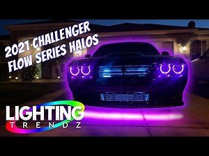 INSTALLING FLOW SERIES HALOS AND LEDS 2021 CHALLLENGER!!!