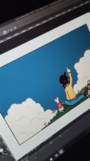 color clip studio paint 🧝 #shorts #cute #artist #art #video #drawing #color #digitalart #sketch