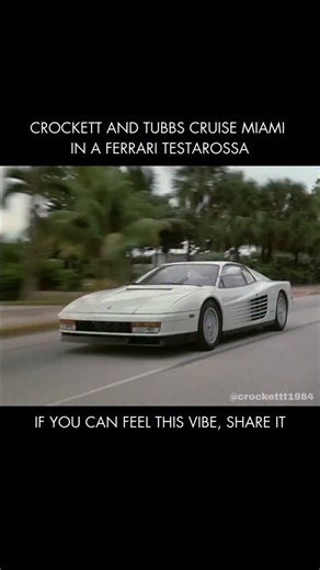 Crockett1984 on Instagram: "Ferrari Testarossa became part of Miami Vice after Enzo Ferrari objected to the use of a Corvette-based replica standing in for the Ferrari Daytona. While the switch elevated the show’s visual prestige, the staggering cost of an authentic Testarossa, approximately $181,000 in 1986, made it impractical for stunt work. As a result, the production continued to rely on replica vehicles for high-risk driving scenes. One of the most notable stunt cars was a DeTomaso Pantera