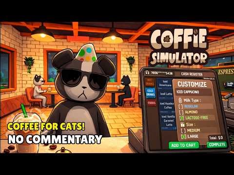 Coffie Simulator! 😸🧋 Longplay Gameplay - No Commentary